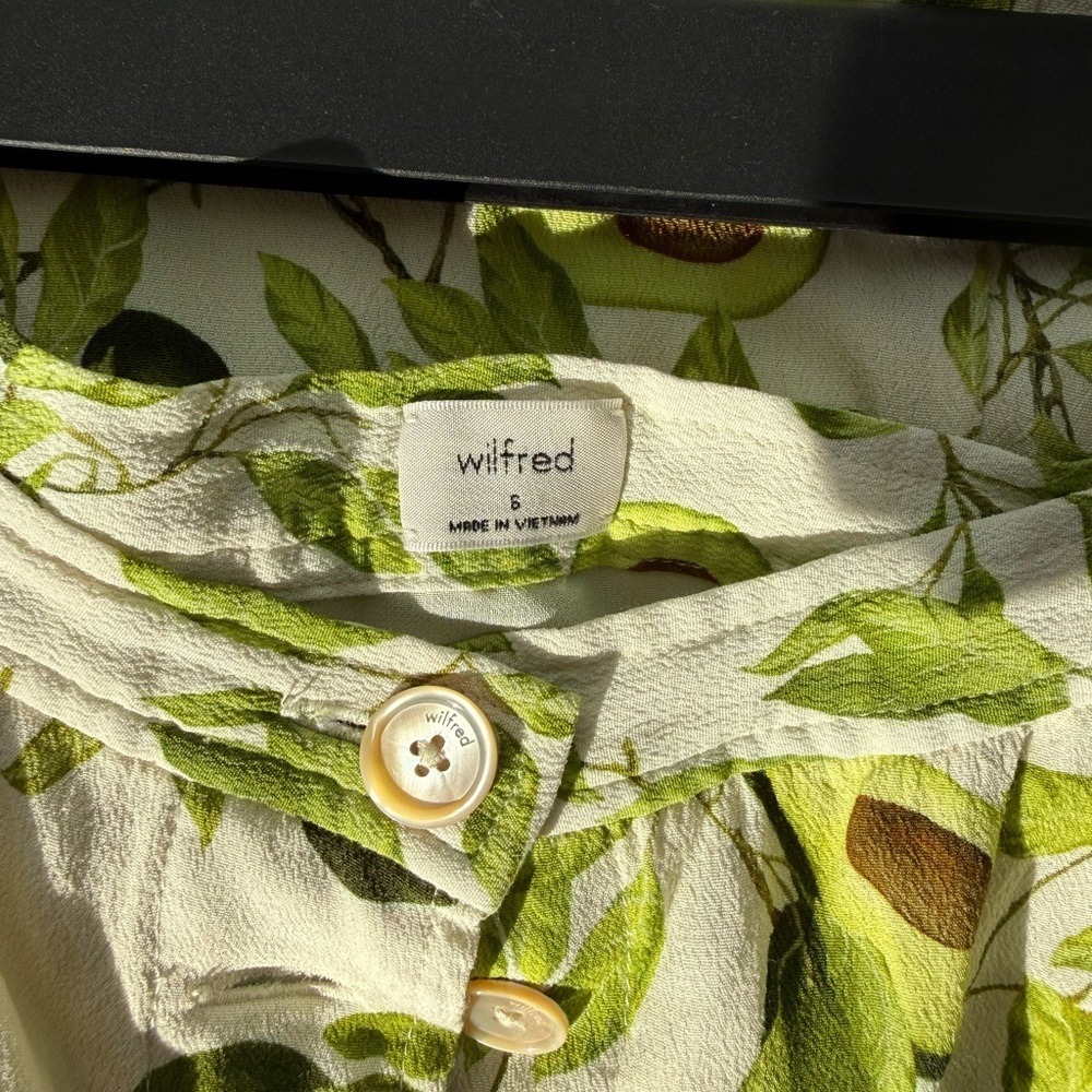 Wilfred Midi Avocado Skirt - Picture 5 of 6